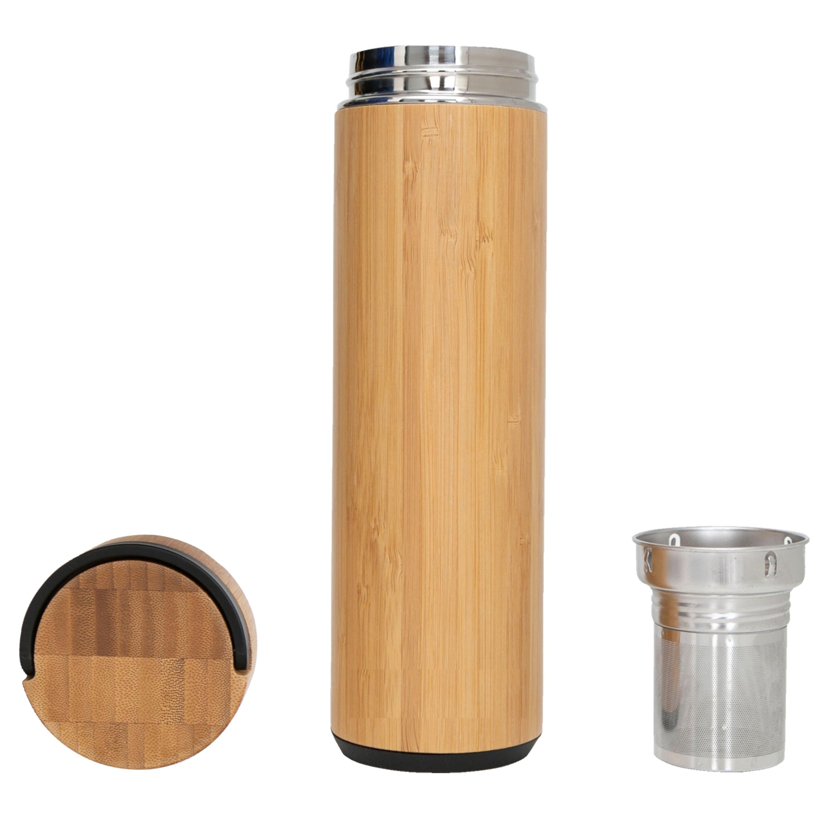 Bamboo Clad Stainless Steel Tumbler